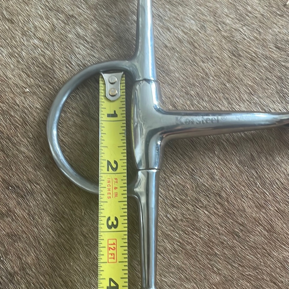 JP Korsteel Full Cheek Eggbutt Snaffle - Picture 5 of 5